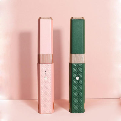 Even Heat Distribution Mini Hair Straightener No Damage To Hair Anti-Burn 2 in 1 Hair Curler Temp Adjustable Cordless