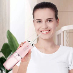 Dental Water Jet Flosser Mouthwash Machine Portable Oral Irrigator For Teeth Whitening Teeth Cleaning Healthy 220ml