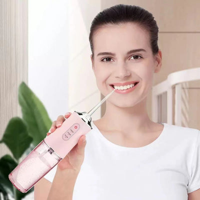 Dental Water Jet Flosser Mouthwash Machine Portable Oral Irrigator For Teeth Whitening Teeth Cleaning Healthy 220ml