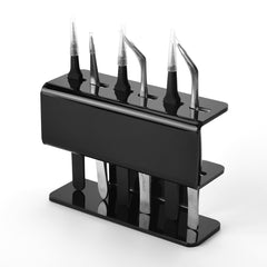 Acrylic Eyelash Tweezer Storage Holder Stand 6 Holes Tweezers Stand Shelf Holder Eyelashes Extension Makeup Tool