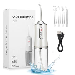 Dental Water Jet Flosser Mouthwash Machine Portable Oral Irrigator For Teeth Whitening Teeth Cleaning Healthy 220ml