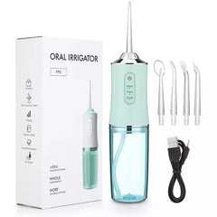 Dental Water Jet Flosser Mouthwash Machine Portable Oral Irrigator For Teeth Whitening Teeth Cleaning Healthy 220ml