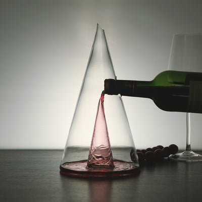European Crown Wine Decanter Glass Hip Flask Wine Splitter Home Transparent Red Wine Quick Decanters Personality Creativity