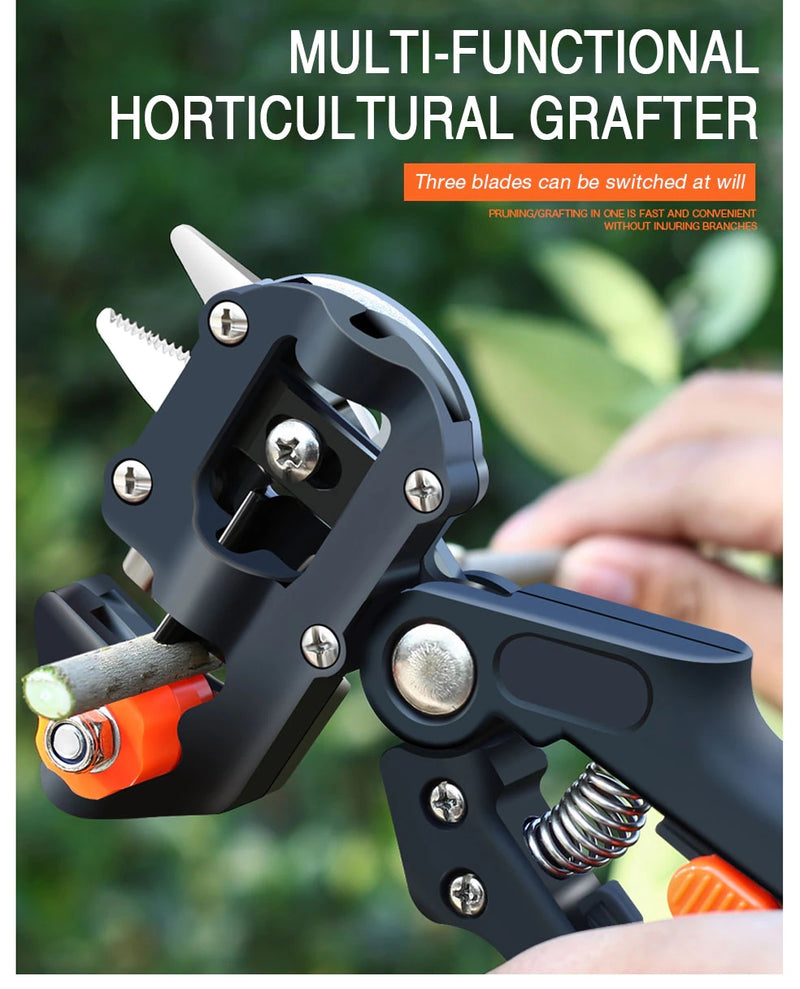 Grafting Scissors Machine Pruner Garden Grafting Tool Professional Branch Cutter Secateur Pruning Plant Shears Boxes Fruit Tree