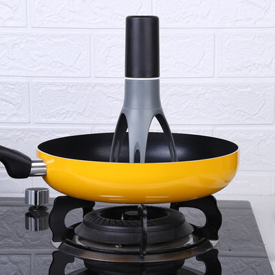 1PCS Automatic Kitchen Tool Triangle Stirrer Egg Beater Plastic Material Non-Slip Handle for Mixing Sauce/Cream (Home  Use)