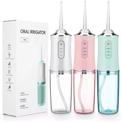 Dental Water Jet Flosser Mouthwash Machine Portable Oral Irrigator For Teeth Whitening Teeth Cleaning Healthy 220ml